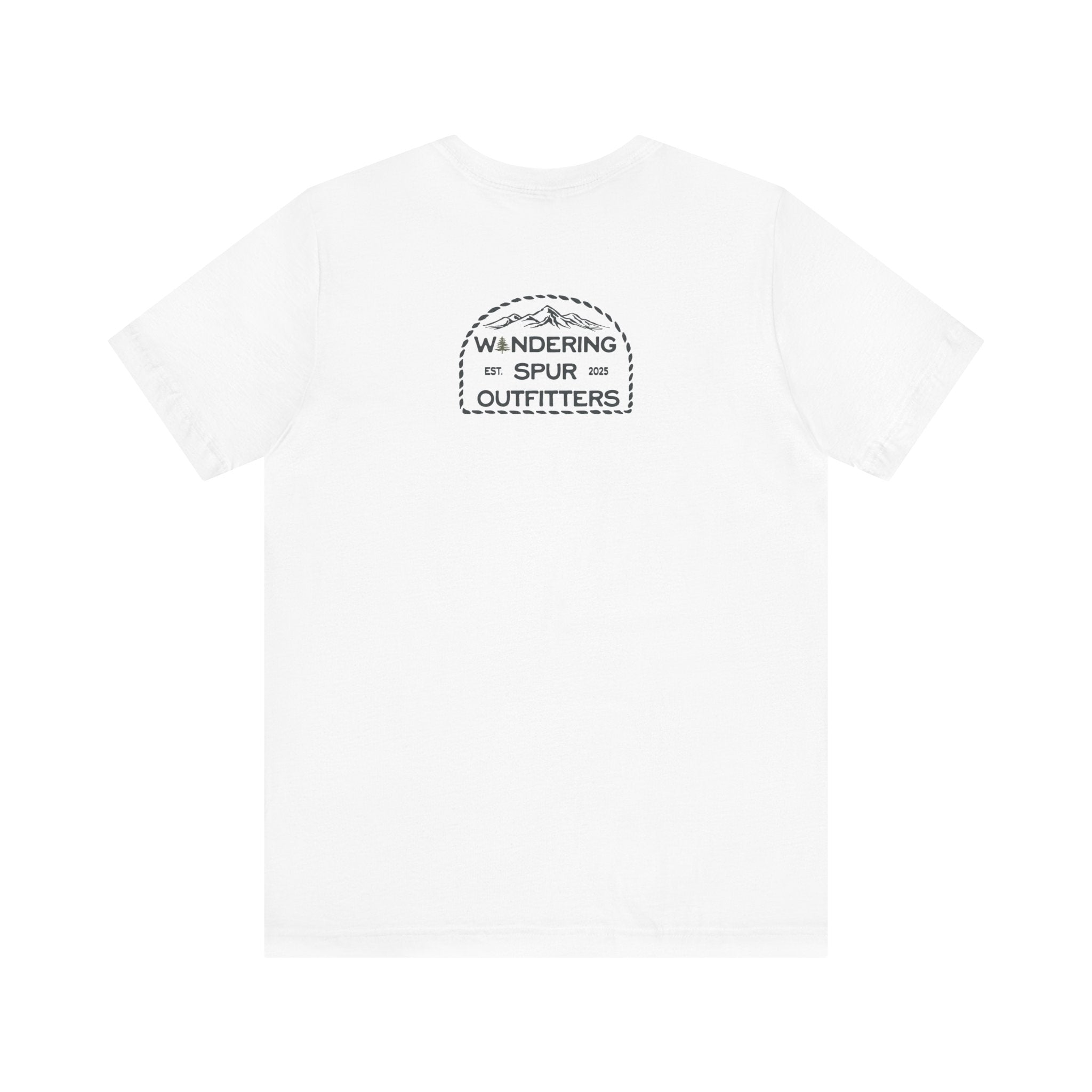 Wandering Spur Outfitters Tee, Adventure Shirt, Travel Apparel, Nature Lover T-Shirt, Gift for Outdoor Enthusiasts, Unique Graphic Tee