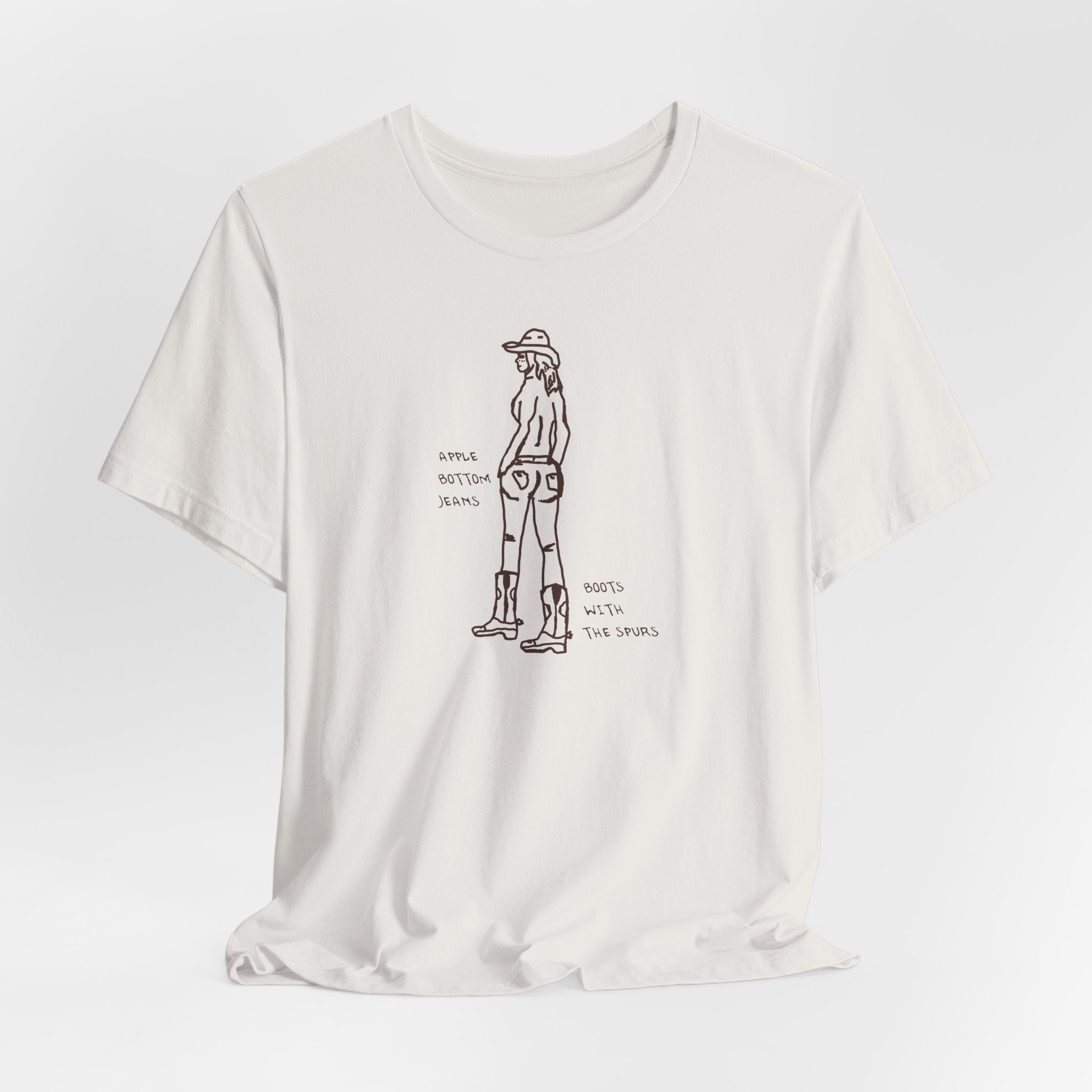 Cowgirl Western Tee - Graphic Unisex Jersey Shirt - Adventure Vibes - Perfect for Outdoor Lovers, Gifts, Casual Wear, Eco-friendly Fashion