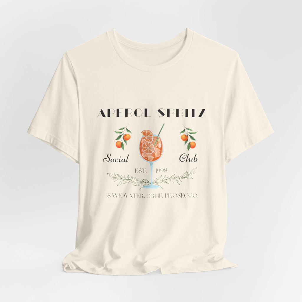 Vintage Style Graphic Aperol Spritz T-Shirt, Perfect for Casual Outings, Gift for Friends, Summer Essential, Unisex Tee with Fun Design