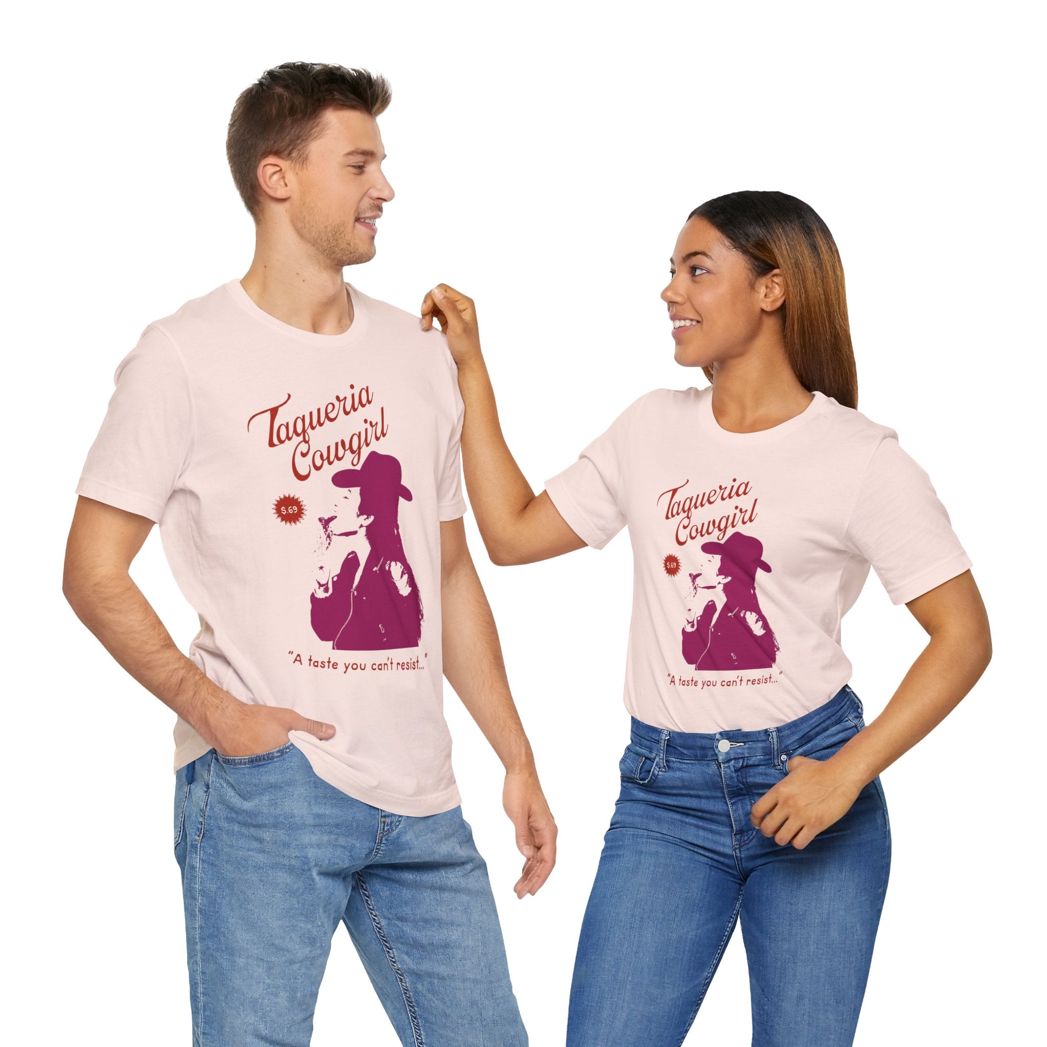 Taqueria Cowgirl Unisex Tee | Fun Foodie Shirt, Casual Wear, Gift for Food Lovers, Western Style T-Shirt, Unique Taco Tee