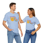 Smiley Water Quote Tee - Casual Summer Shirt, Gift for Friends, Fun Graphic Tee, Festival Wear, Hot Summer Vibes
