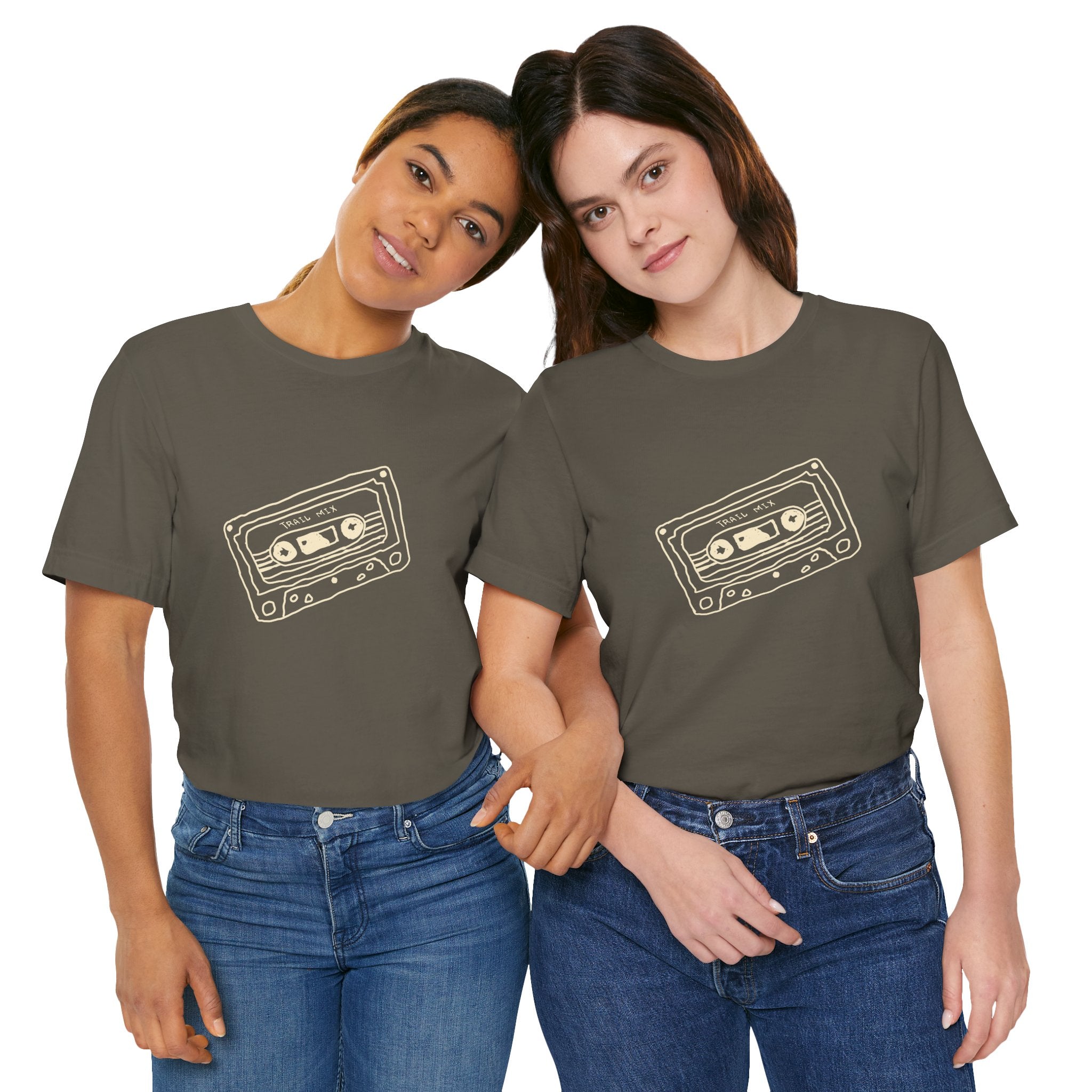 Trail Mix Retro Cassette Tee for Adventure Lovers, Vintage Music Shirt, Unisex Graphic Tee, Casual Wear T-Shirt, Nostalgic Apparel