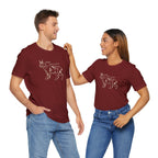Here Kitty Kitty Unisex Tee, Bobcat T-Shirt, Funny Nature Tee, Gift for Wildlife Lovers, Cute Cat Apparel