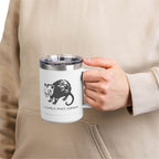 Funny Animal Coffee Mug Tumbler - I Simply Must Scream, Opossum Lovers Gift, Quirky Kitchen Decor, Perfect for Home Office, Birthday Present