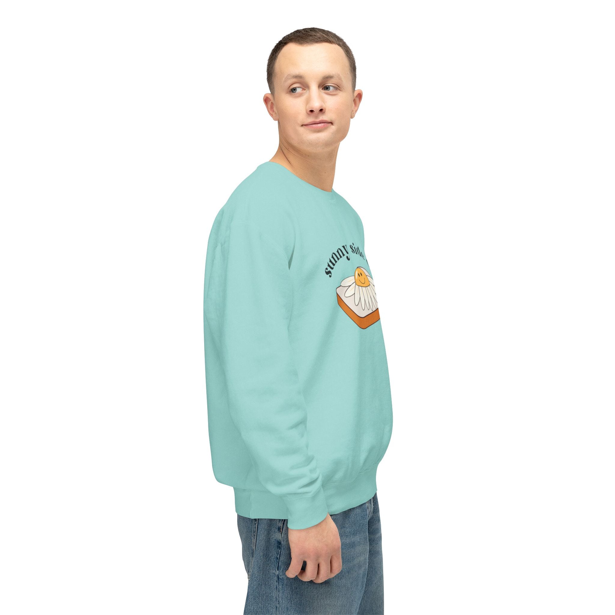 Sunny Side Up Crewneck Sweatshirt - Breakfast Lover Gift, Cozy Sweatshirt, Casual Outfit, Foodie Apparel, Spring Essentials
