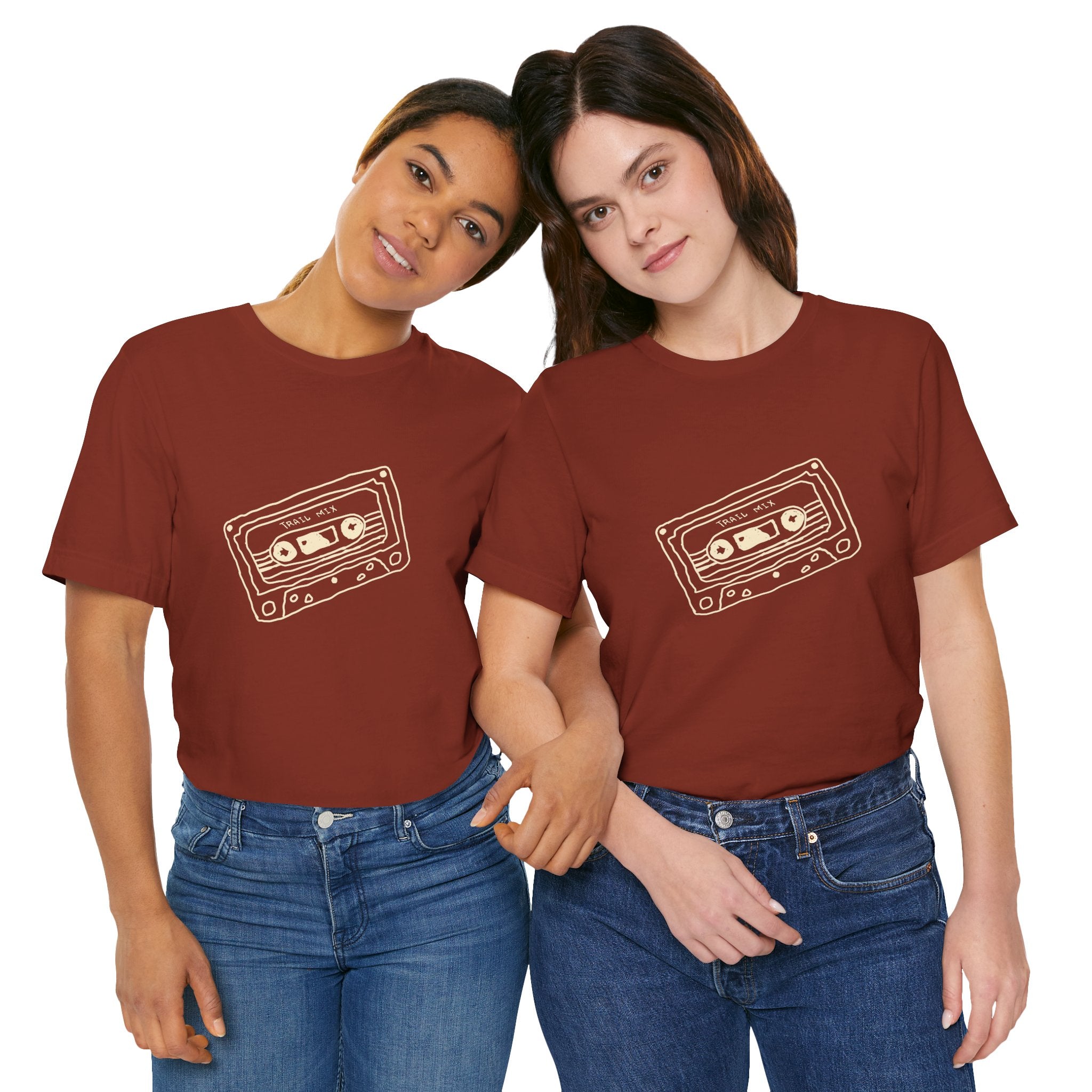 Trail Mix Retro Cassette Tee for Adventure Lovers, Vintage Music Shirt, Unisex Graphic Tee, Casual Wear T-Shirt, Nostalgic Apparel