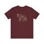 Here Kitty Kitty Unisex Tee, Bobcat T-Shirt, Funny Nature Tee, Gift for Wildlife Lovers, Cute Cat Apparel