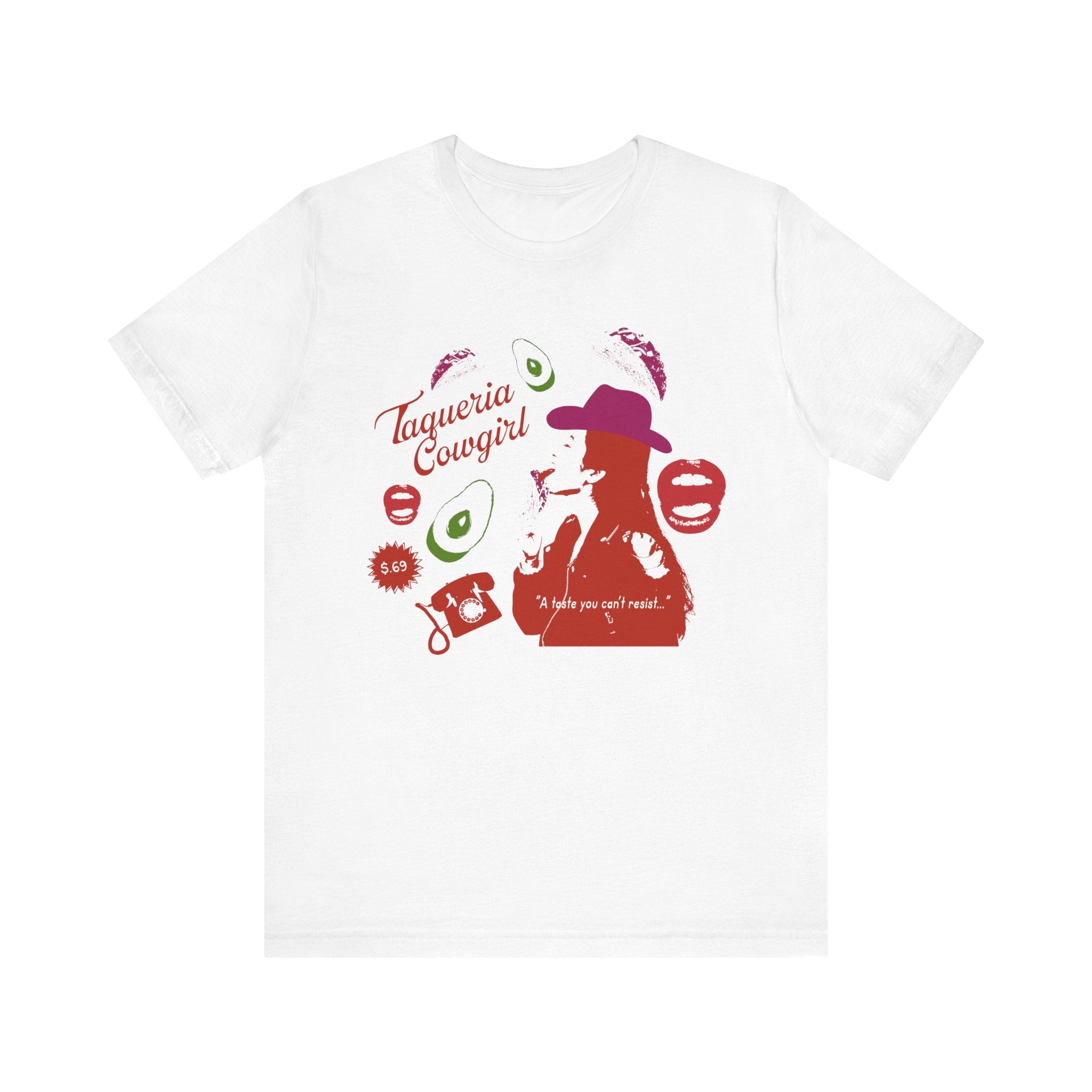 Taqueria Cowgirl Unisex Tee | Fun Foodie Shirt, Casual Wear, Gift for Food Lovers, Western Style T-Shirt, Unique Taco Tee