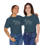 Here Kitty Kitty Unisex Tee, Bobcat T-Shirt, Funny Nature Tee, Gift for Wildlife Lovers, Cute Cat Apparel