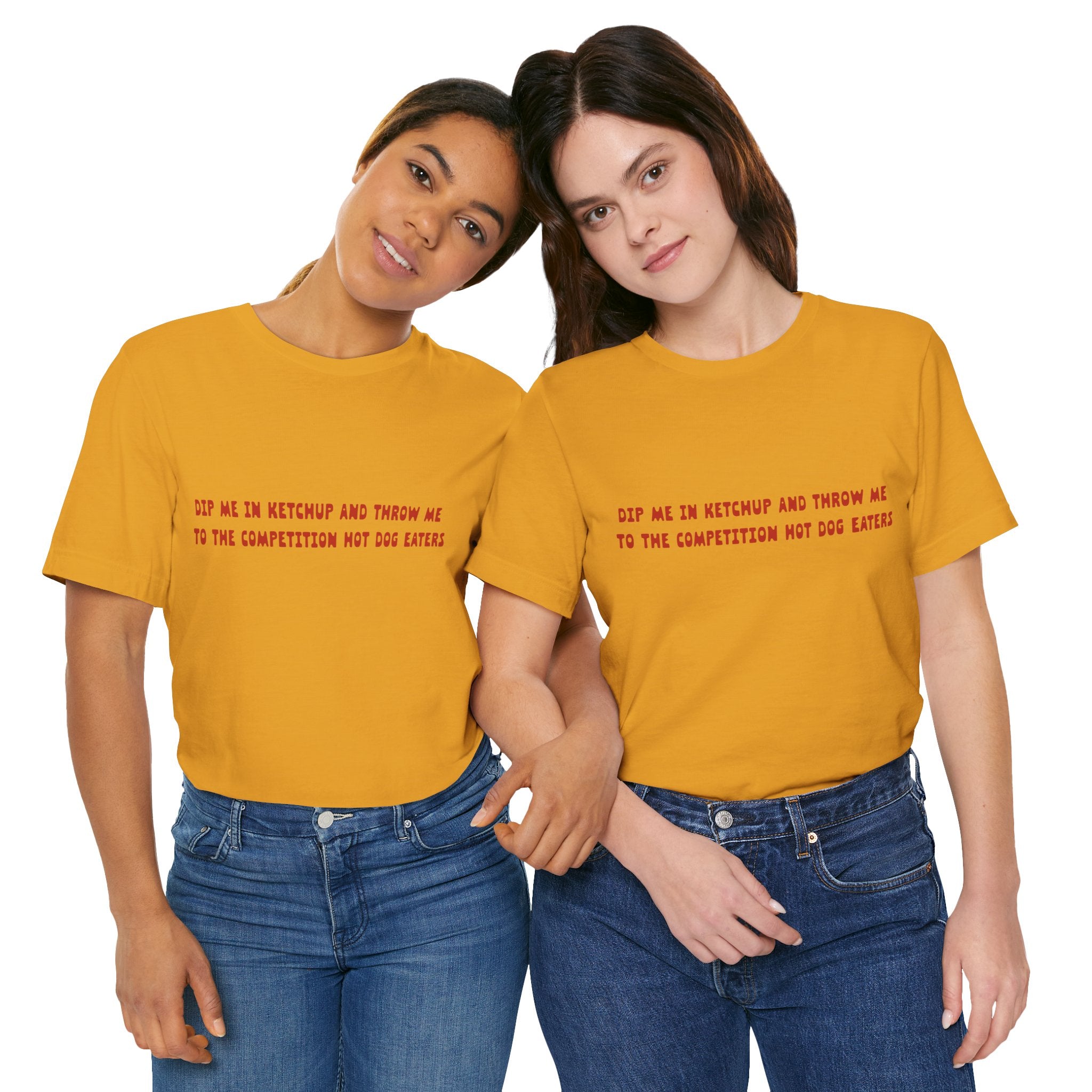 Dip Me In Ketchup Humorous Foodie Unisex Tee, Funny T-Shirt, Gift for Food Lovers, Quirky Top, Ketchup Lovers Apparel