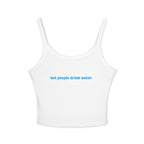 Trendy Women's Tank Top - "Hot People Drink Water" - Casual Wear, Summer Fashion, Gift for Friends, Fitness Apparel, Beach Top