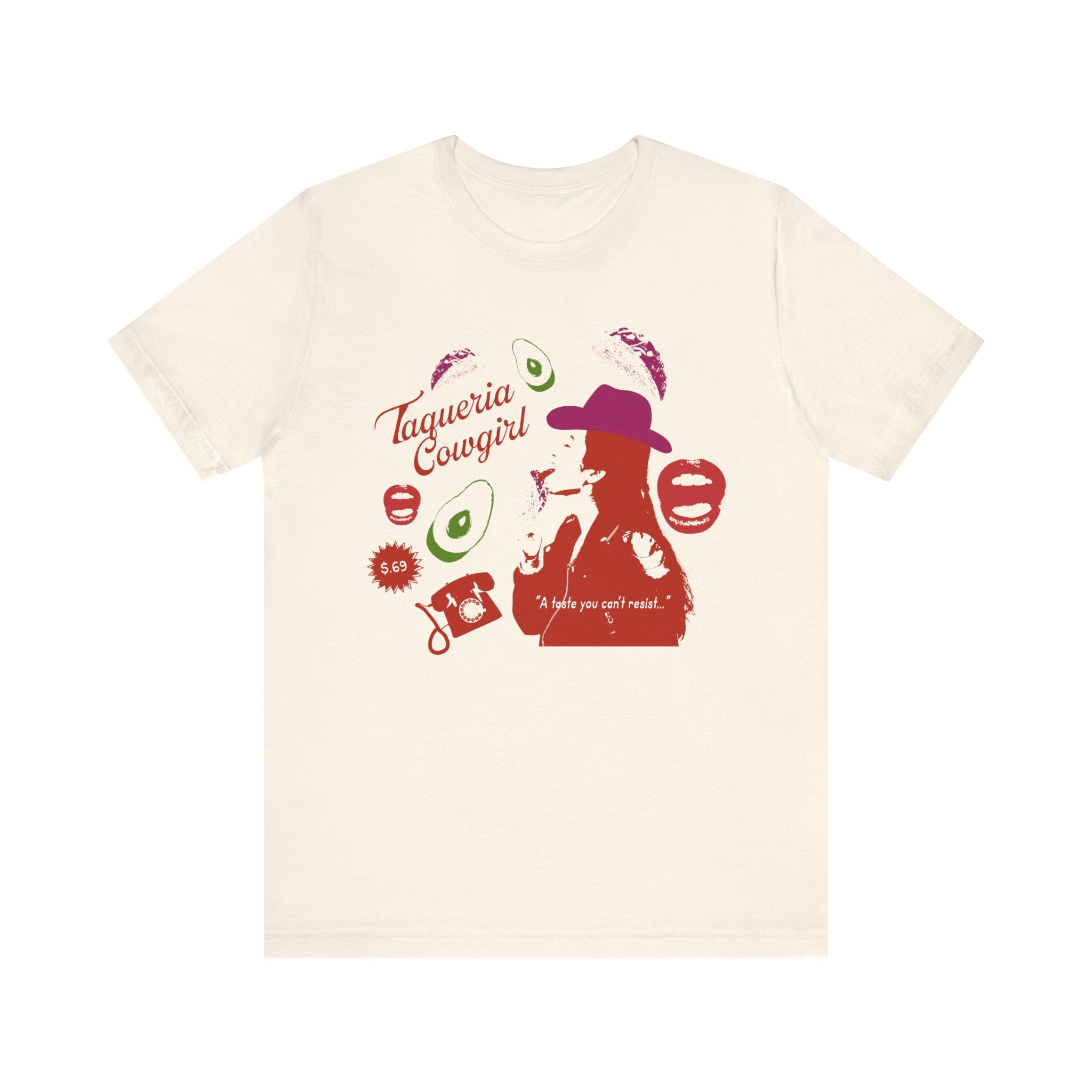 Taqueria Cowgirl Unisex Tee | Fun Foodie Shirt, Casual Wear, Gift for Food Lovers, Western Style T-Shirt, Unique Taco Tee