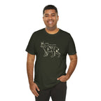 Here Kitty Kitty Unisex Tee, Bobcat T-Shirt, Funny Nature Tee, Gift for Wildlife Lovers, Cute Cat Apparel
