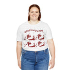 Licked It So It's Mine Unisex Short Sleeve Tee - Fun Graphic Shirt, Flirty Casual Wear, Birthday Gift, Funny T-Shirt