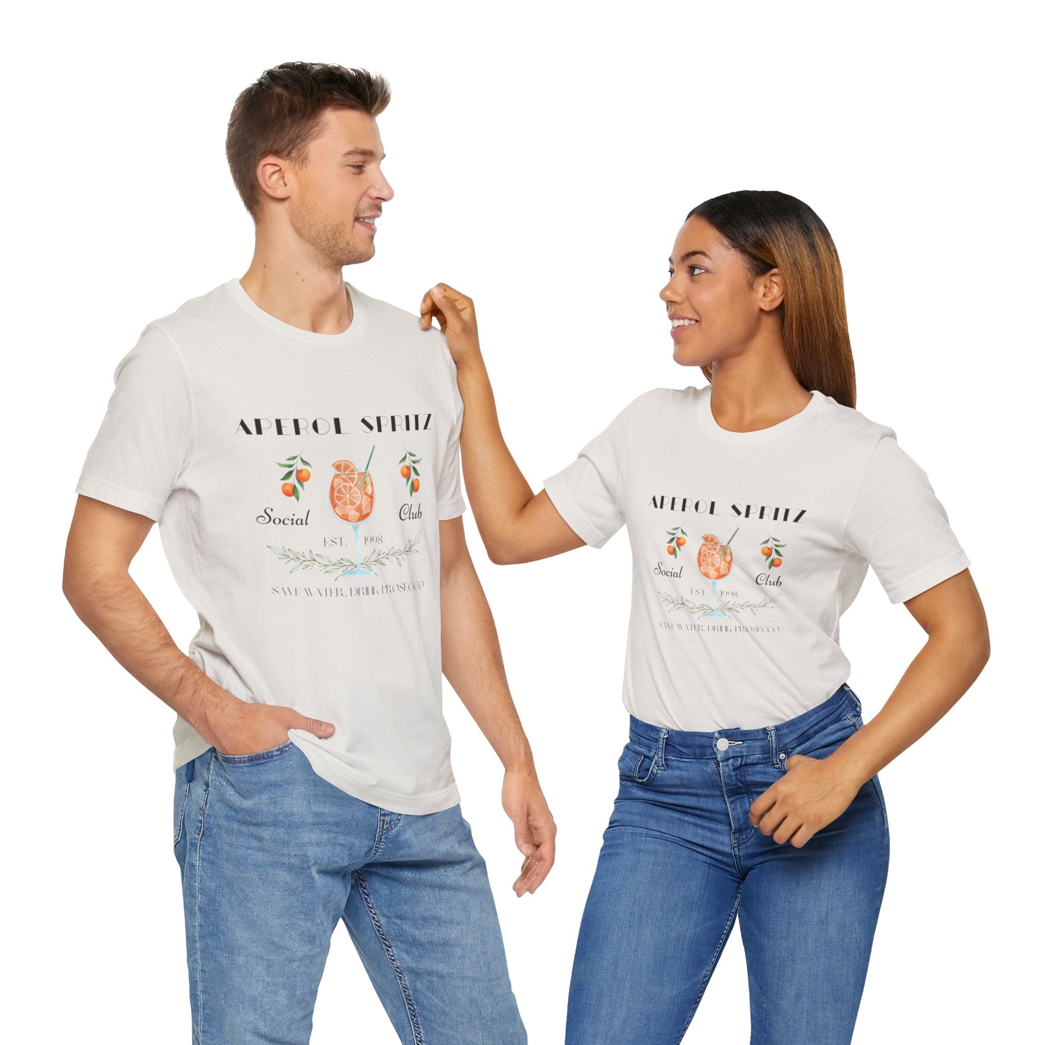 Vintage Style Graphic Aperol Spritz T-Shirt, Perfect for Casual Outings, Gift for Friends, Summer Essential, Unisex Tee with Fun Design