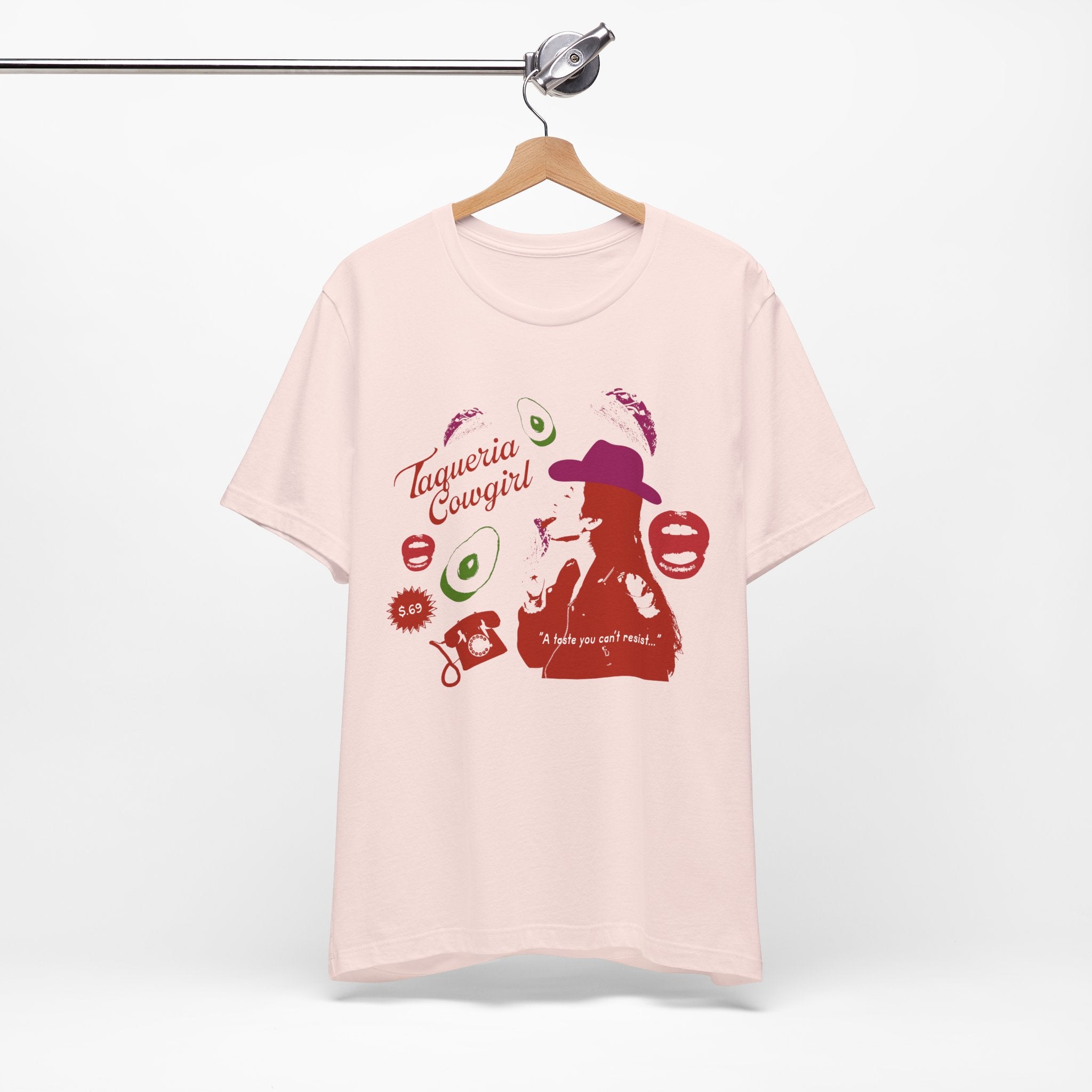 Taqueria Cowgirl Unisex Tee | Fun Foodie Shirt, Casual Wear, Gift for Food Lovers, Western Style T-Shirt, Unique Taco Tee
