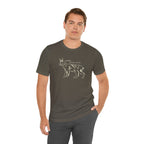 Here Kitty Kitty Unisex Tee, Bobcat T-Shirt, Funny Nature Tee, Gift for Wildlife Lovers, Cute Cat Apparel