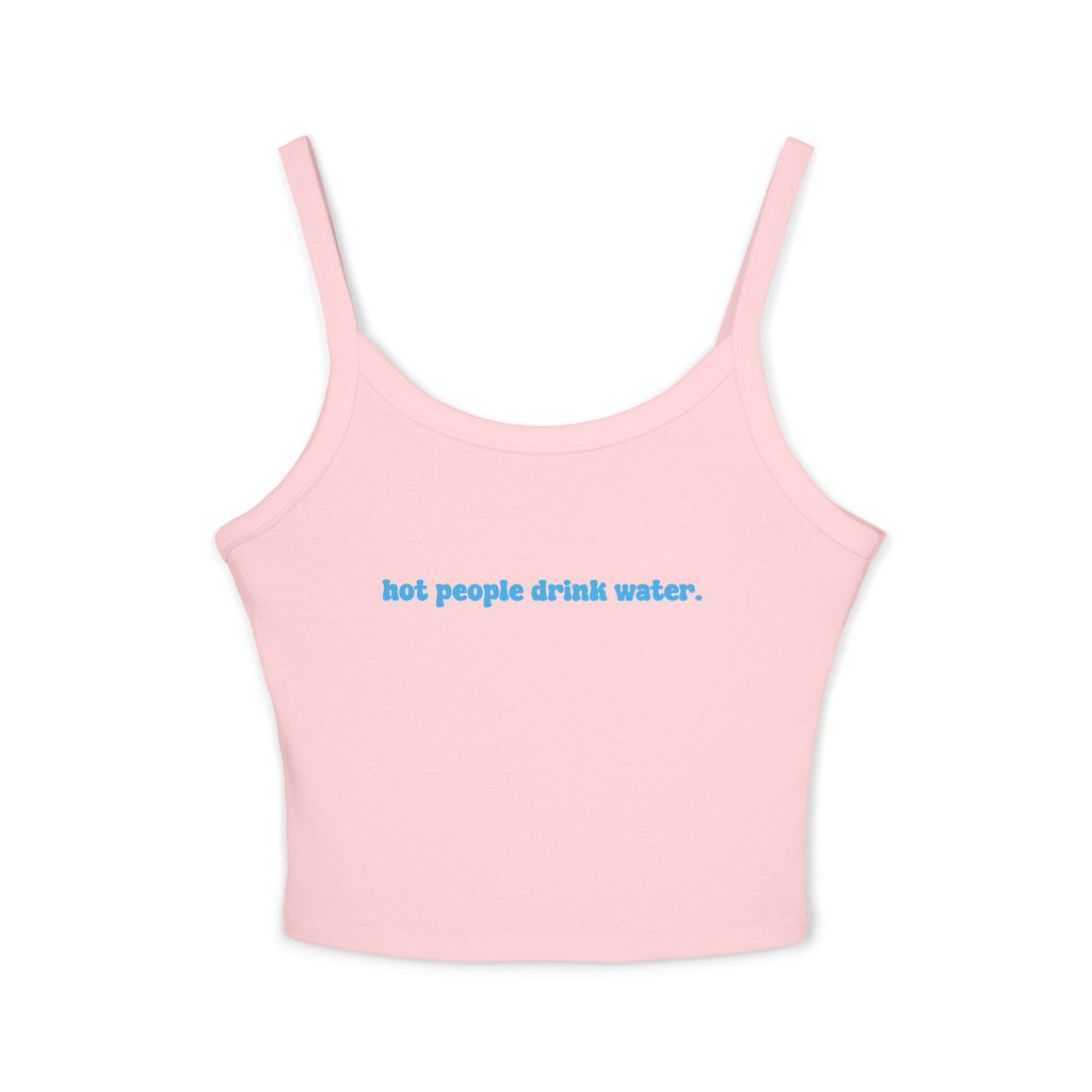 Trendy Women's Tank Top - "Hot People Drink Water" - Casual Wear, Summer Fashion, Gift for Friends, Fitness Apparel, Beach Top