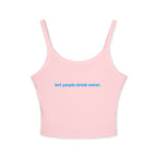 Trendy Women's Tank Top - "Hot People Drink Water" - Casual Wear, Summer Fashion, Gift for Friends, Fitness Apparel, Beach Top