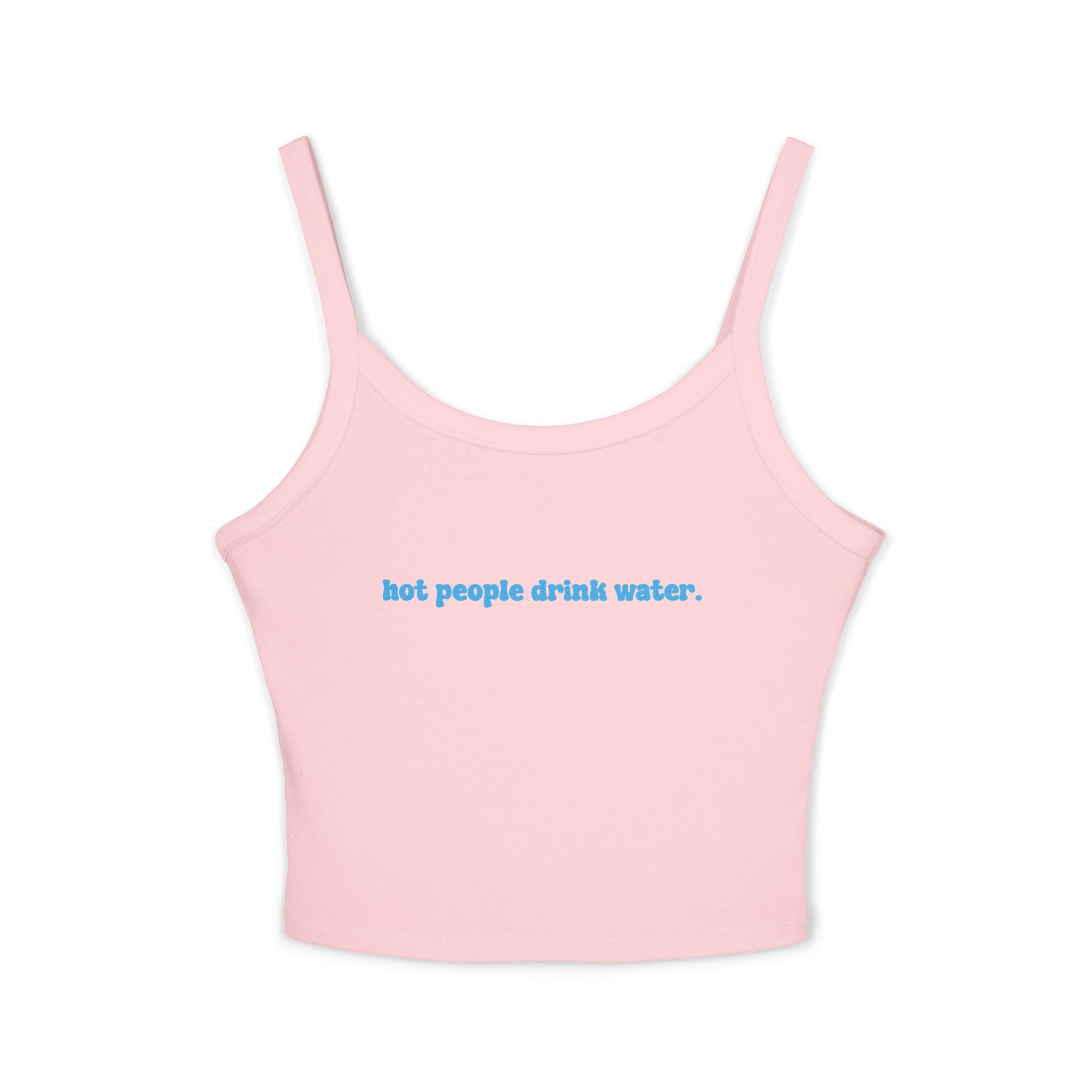 Trendy Women's Tank Top - "Hot People Drink Water" - Casual Wear, Summer Fashion, Gift for Friends, Fitness Apparel, Beach Top