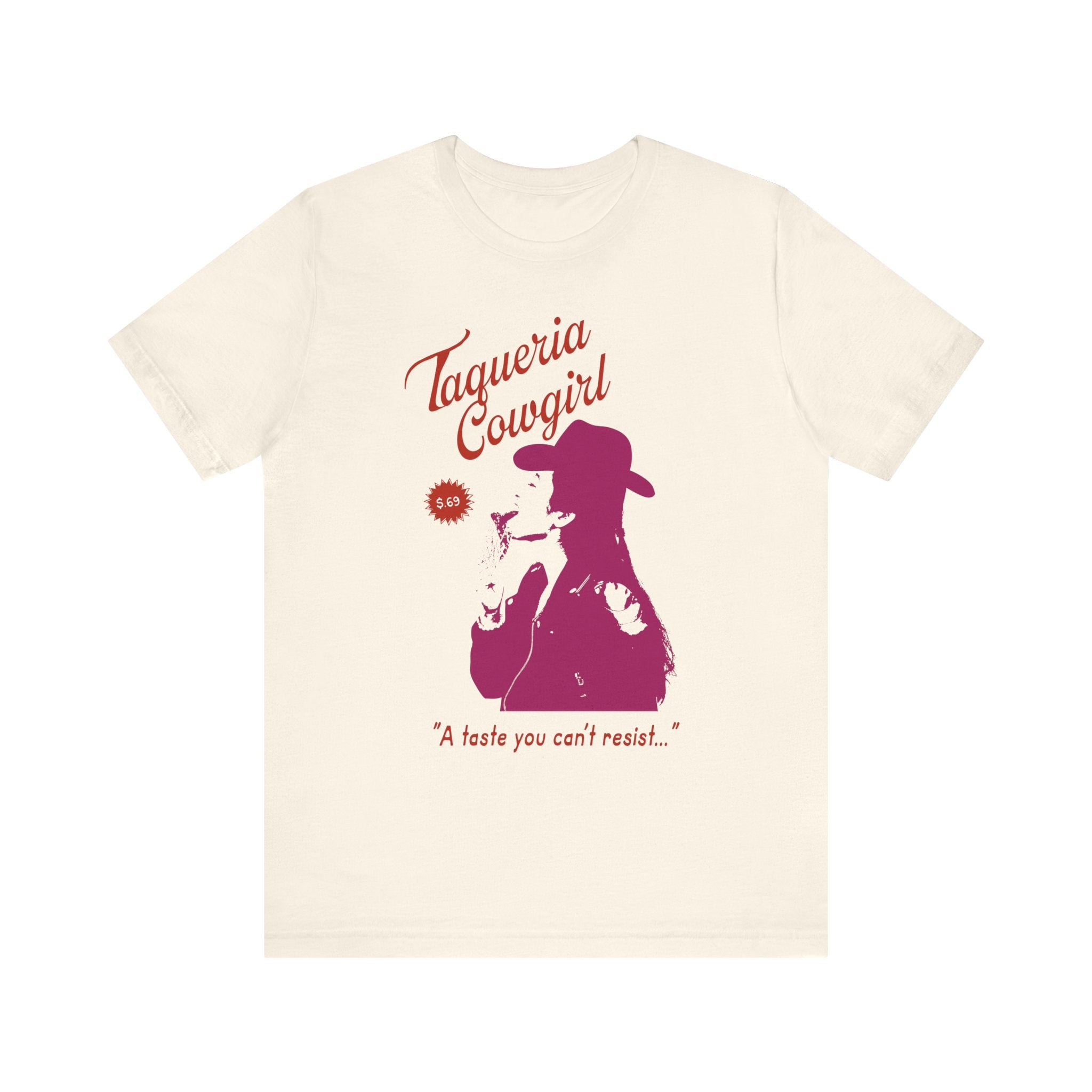 Taqueria Cowgirl Unisex Tee | Fun Foodie Shirt, Casual Wear, Gift for Food Lovers, Western Style T-Shirt, Unique Taco Tee