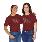 Here Kitty Kitty Unisex Tee, Bobcat T-Shirt, Funny Nature Tee, Gift for Wildlife Lovers, Cute Cat Apparel