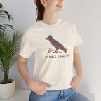 Western Yippee Caw Yay Bird Tee - Unisex Jersey Shirt, Nature Lover Gift, Casual Outfit, Birdwatching Apparel