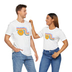 Smiley Water Quote Tee - Casual Summer Shirt, Gift for Friends, Fun Graphic Tee, Festival Wear, Hot Summer Vibes