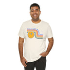 Smiley Water Quote Tee - Casual Summer Shirt, Gift for Friends, Fun Graphic Tee, Festival Wear, Hot Summer Vibes