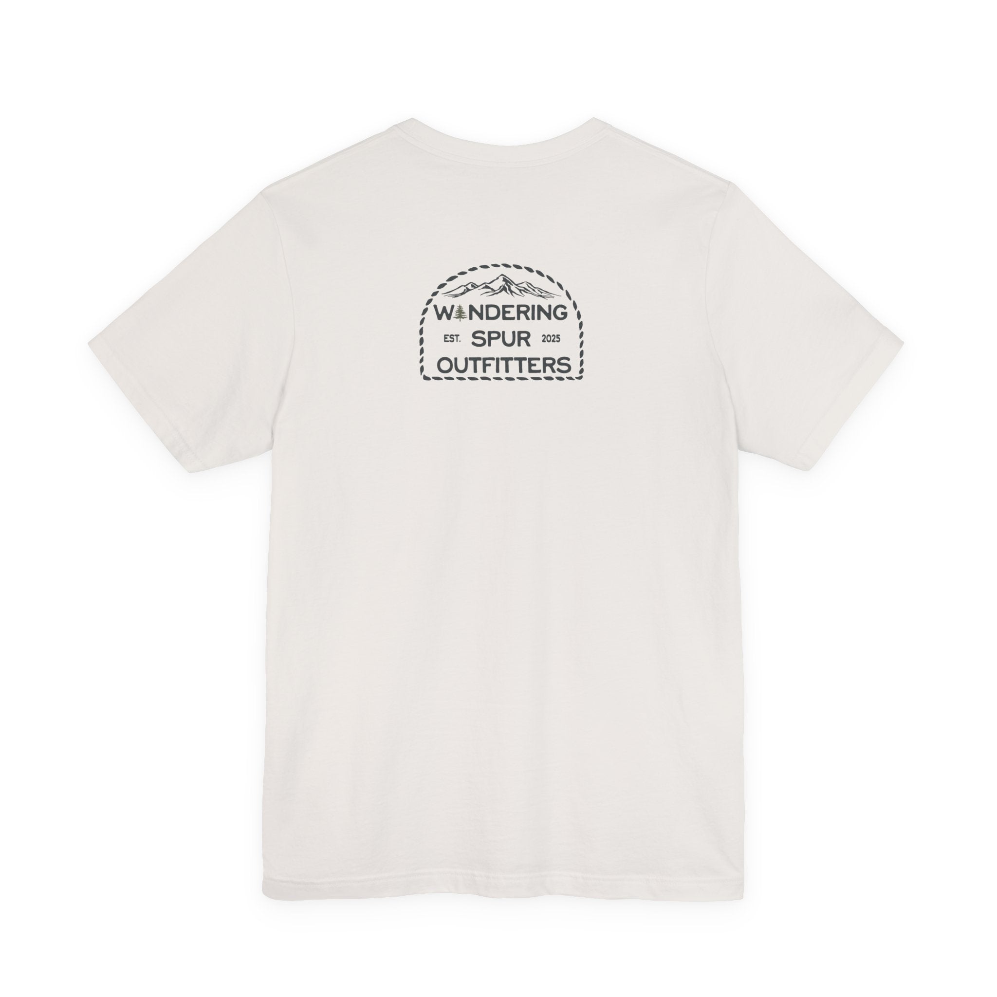 Wandering Spur Outfitters Tee, Adventure Shirt, Travel Apparel, Nature Lover T-Shirt, Gift for Outdoor Enthusiasts, Unique Graphic Tee