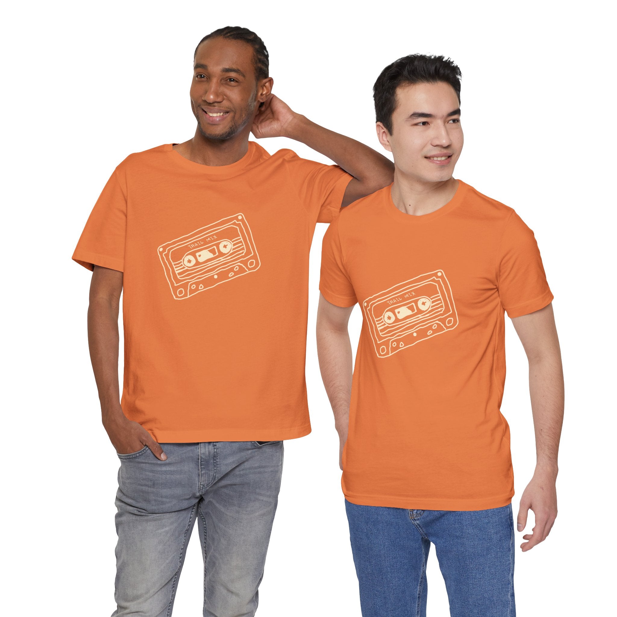 Trail Mix Retro Cassette Tee for Adventure Lovers, Vintage Music Shirt, Unisex Graphic Tee, Casual Wear T-Shirt, Nostalgic Apparel