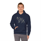 Cozy Wildlife Hoodie, Animal Lover Gift, Fun Sweatshirt, Funny Illustration, Perfect for Cold Days, Present for Friends