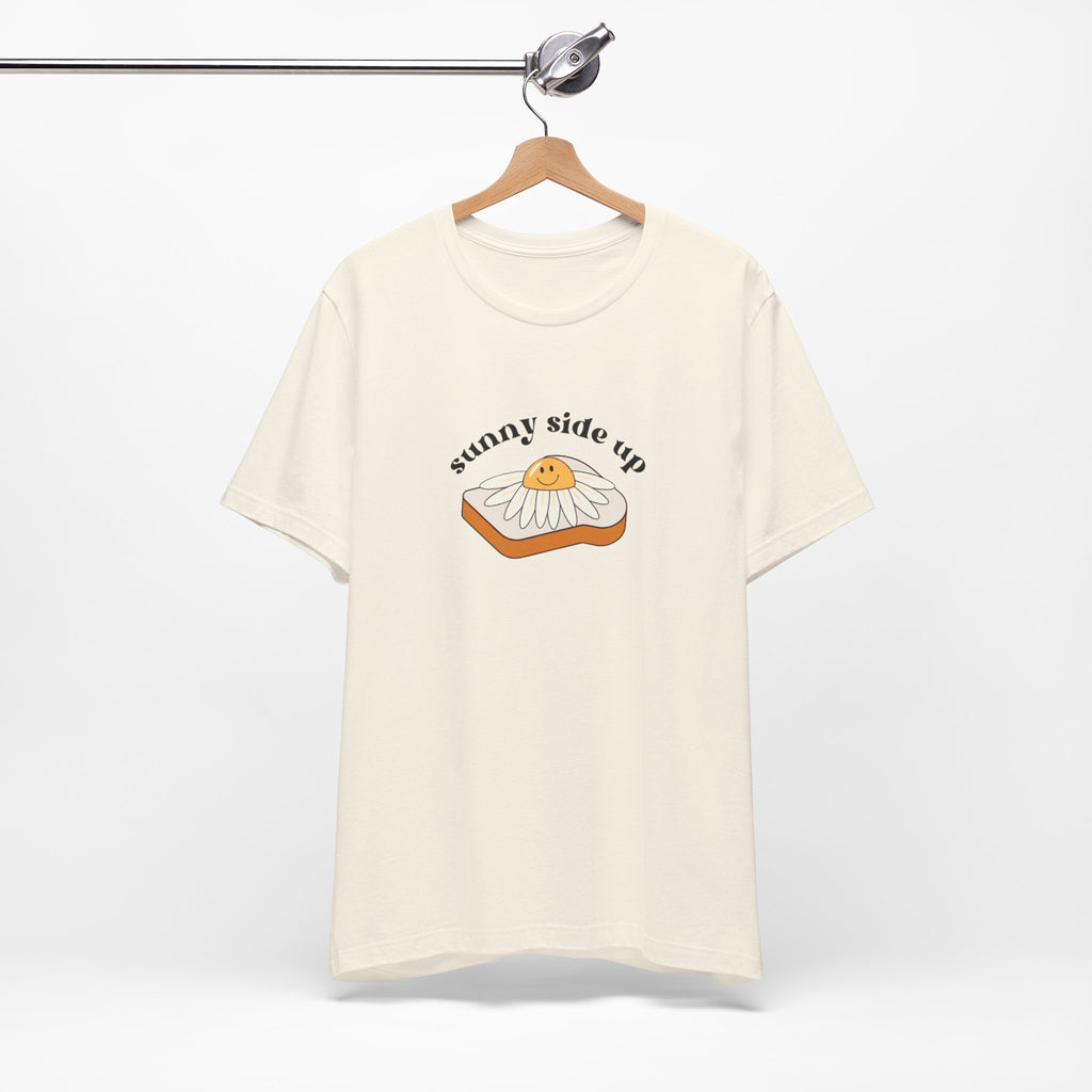 Sunny Side Up Graphic Tee, Cute Egg T-Shirt, Unisex Fun Fashion, Gift for Food Lovers, Breakfast Lover's Apparel