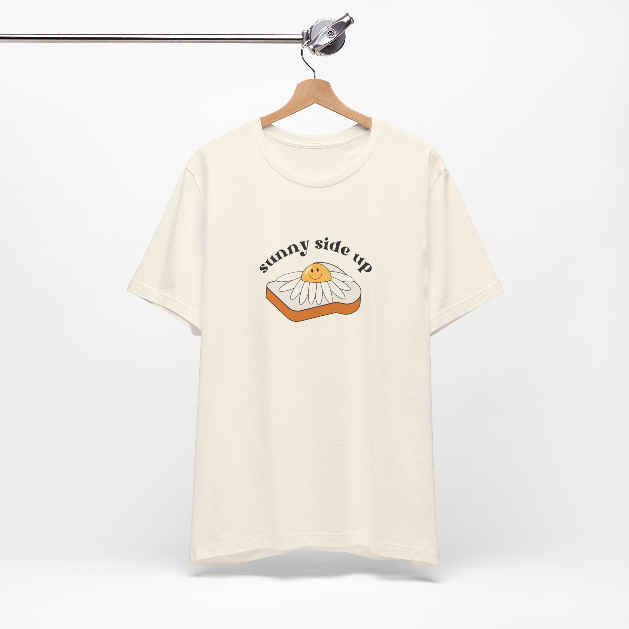 Sunny Side Up Graphic Tee, Cute Egg T-Shirt, Unisex Fun Fashion, Gift for Food Lovers, Breakfast Lover's Apparel