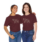 Here Kitty Kitty Unisex Tee, Bobcat T-Shirt, Funny Nature Tee, Gift for Wildlife Lovers, Cute Cat Apparel