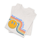 Smiley Water Quote Tee - Casual Summer Shirt, Gift for Friends, Fun Graphic Tee, Festival Wear, Hot Summer Vibes