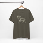 Here Kitty Kitty Unisex Tee, Bobcat T-Shirt, Funny Nature Tee, Gift for Wildlife Lovers, Cute Cat Apparel