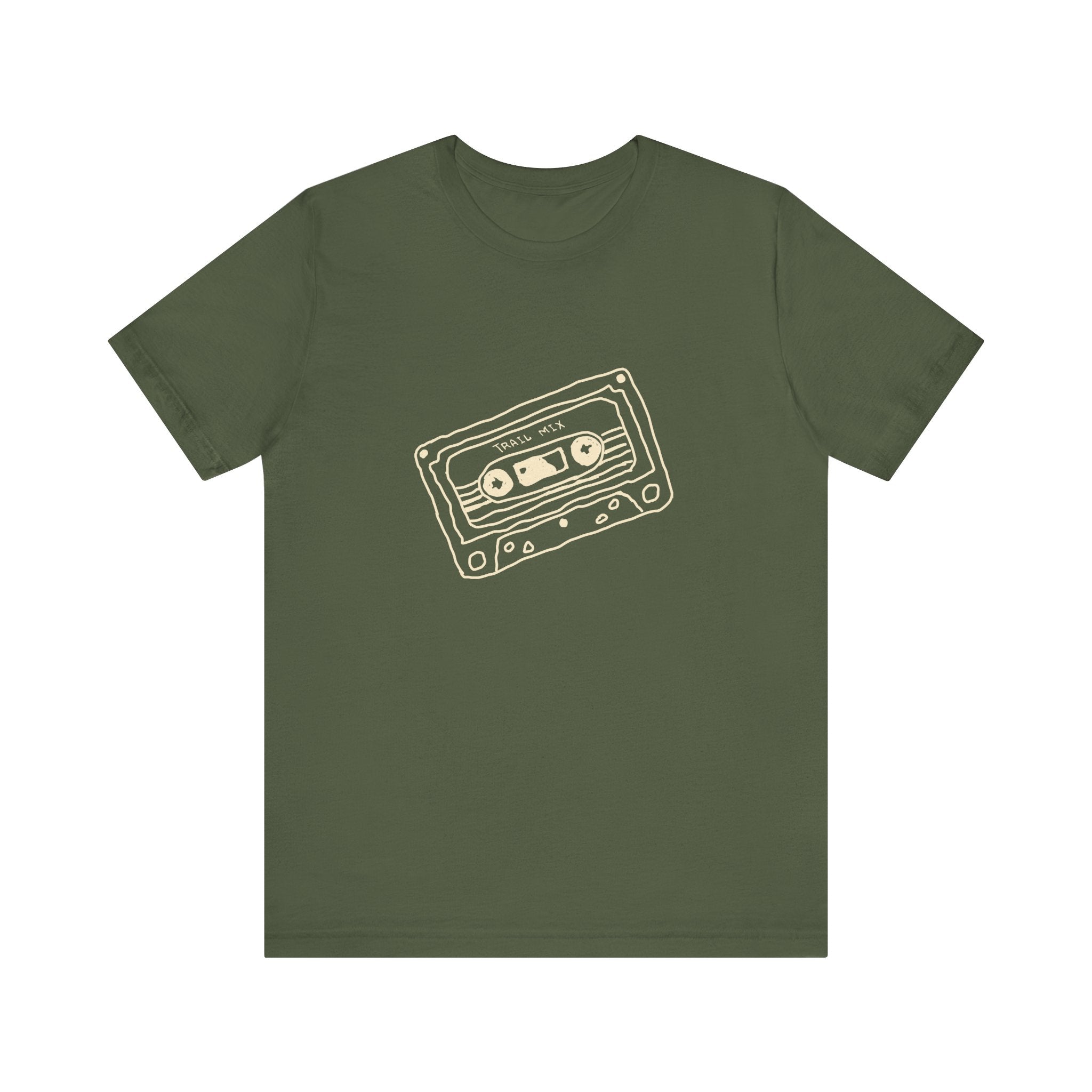 Trail Mix Retro Cassette Tee for Adventure Lovers, Vintage Music Shirt, Unisex Graphic Tee, Casual Wear T-Shirt, Nostalgic Apparel