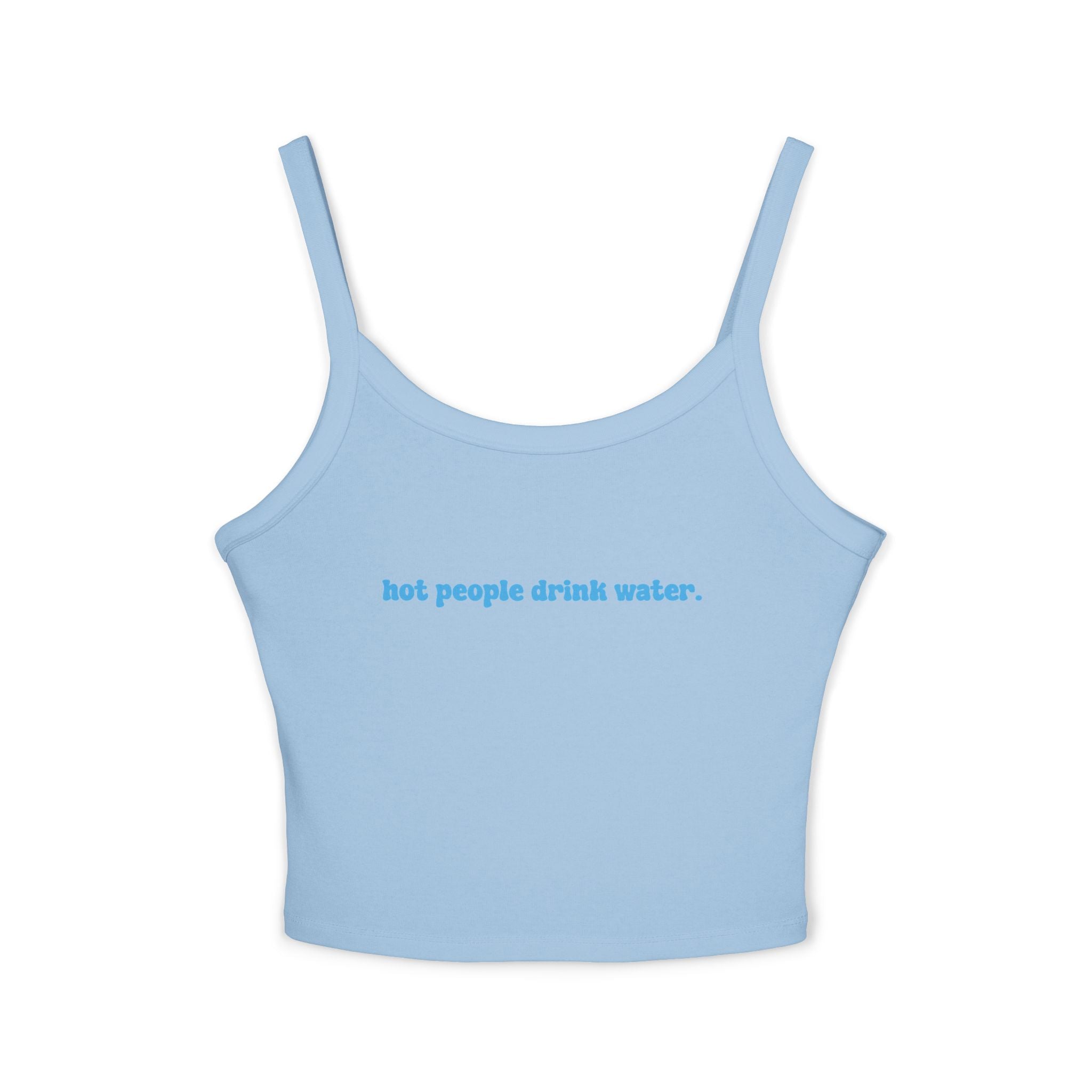 Trendy Women's Tank Top - "Hot People Drink Water" - Casual Wear, Summer Fashion, Gift for Friends, Fitness Apparel, Beach Top