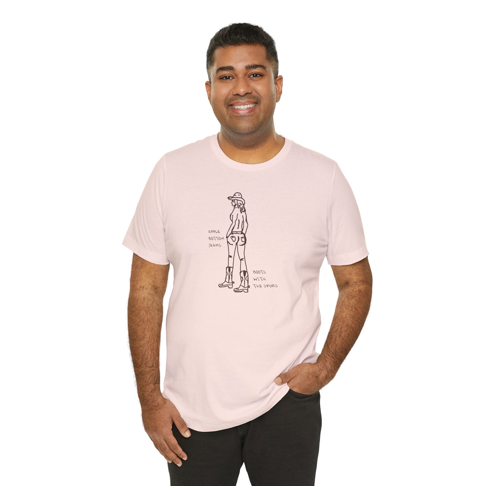 Cowgirl Western Tee - Graphic Unisex Jersey Shirt - Adventure Vibes - Perfect for Outdoor Lovers, Gifts, Casual Wear, Eco-friendly Fashion