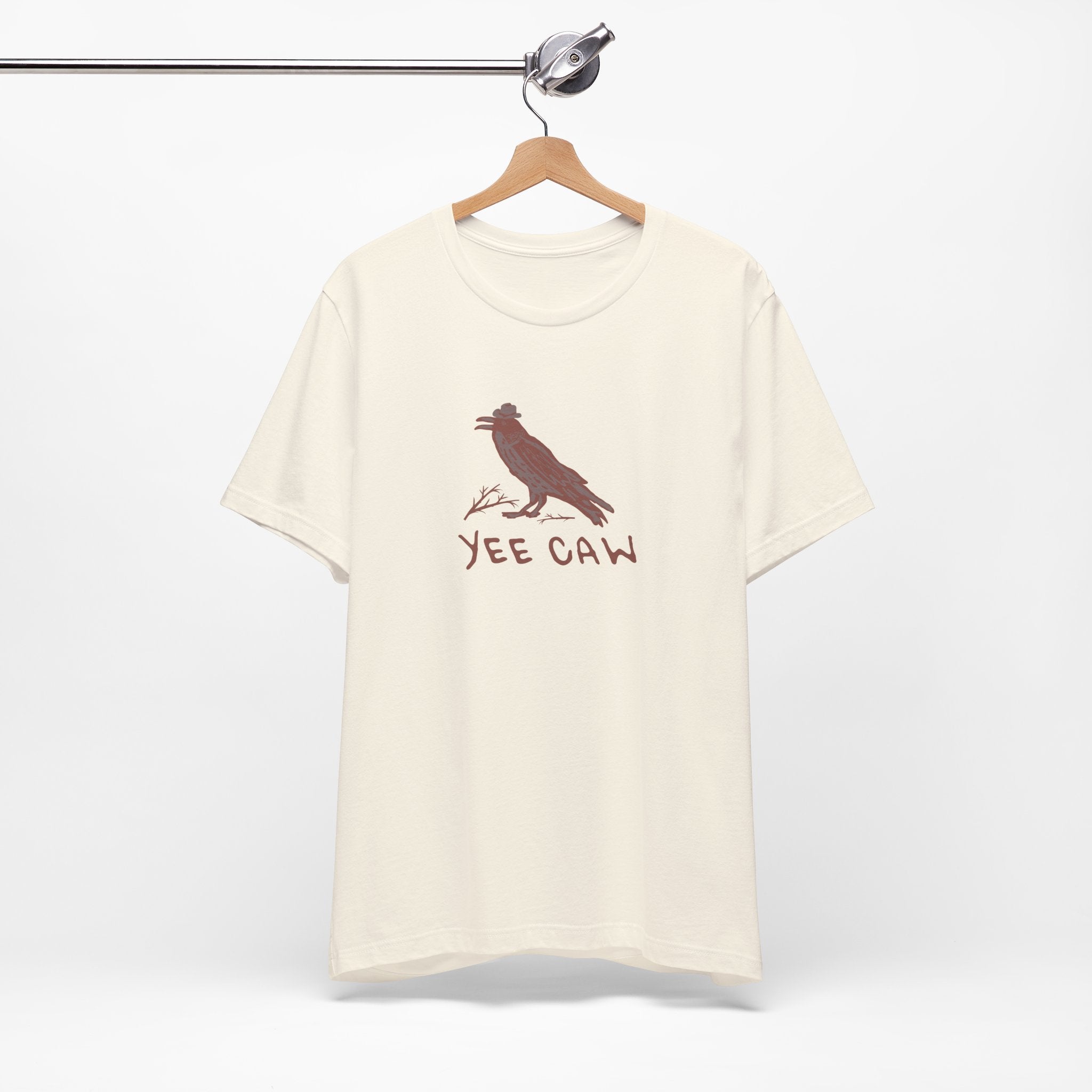 Western "Yee Caw" Unisex Tee, Bird Lover's T-Shirt, Gift for Nature Enthusiasts, Casual Wear