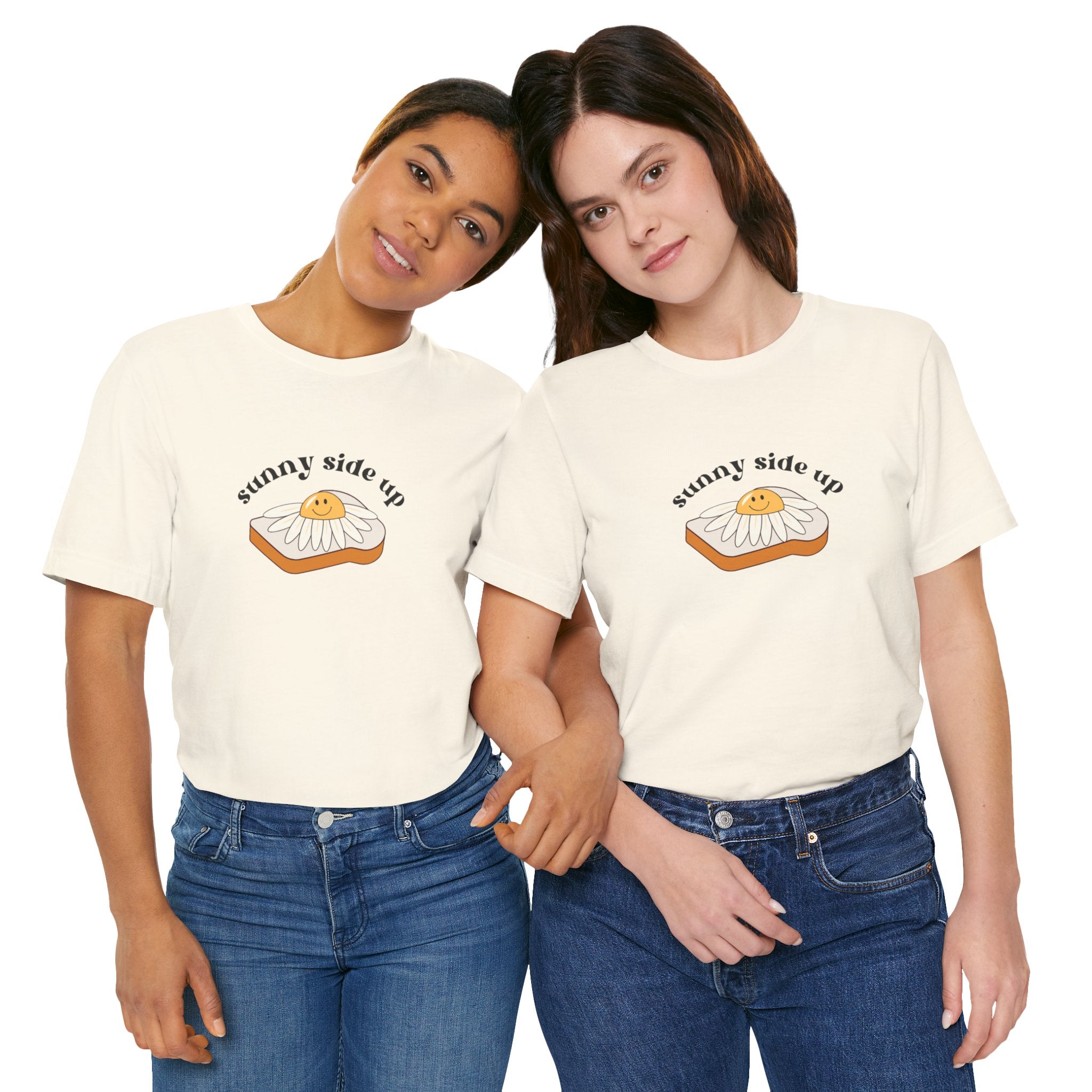 Sunny Side Up Graphic Tee, Cute Egg T-Shirt, Unisex Fun Fashion, Gift for Food Lovers, Breakfast Lover's Apparel