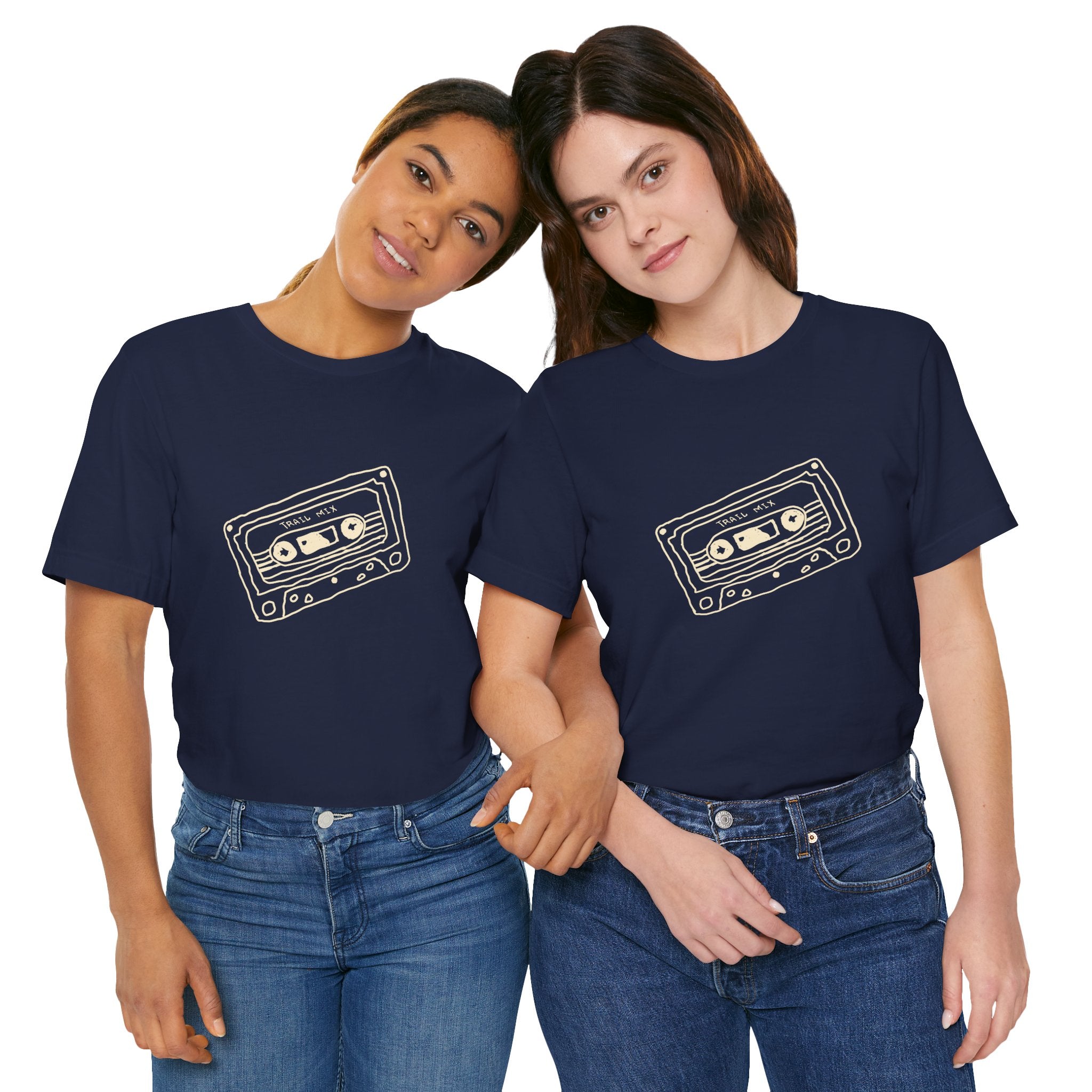 Trail Mix Retro Cassette Tee for Adventure Lovers, Vintage Music Shirt, Unisex Graphic Tee, Casual Wear T-Shirt, Nostalgic Apparel