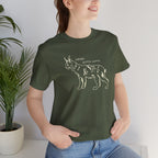 Here Kitty Kitty Unisex Tee, Bobcat T-Shirt, Funny Nature Tee, Gift for Wildlife Lovers, Cute Cat Apparel