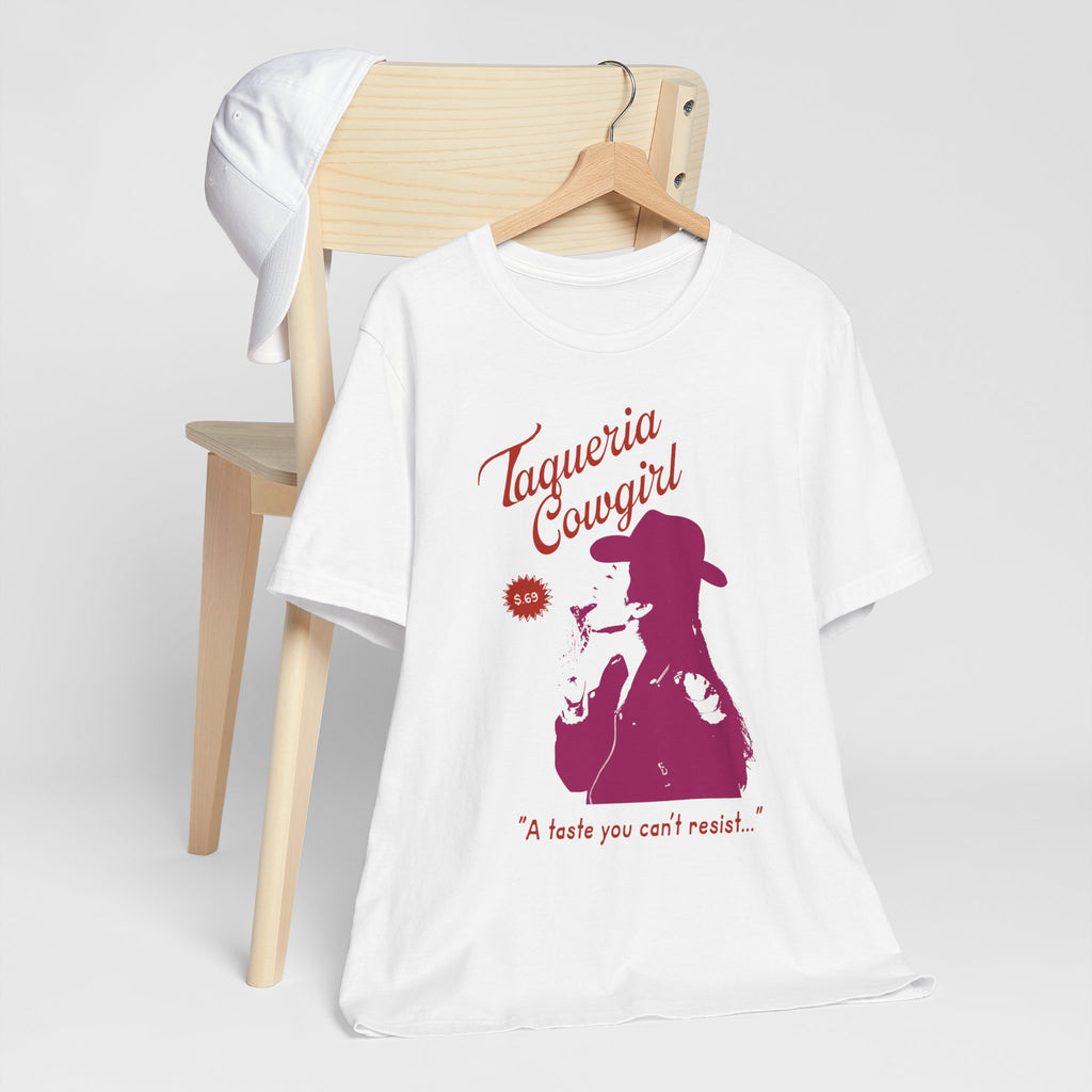 Taqueria Cowgirl Unisex Tee | Fun Foodie Shirt, Casual Wear, Gift for Food Lovers, Western Style T-Shirt, Unique Taco Tee