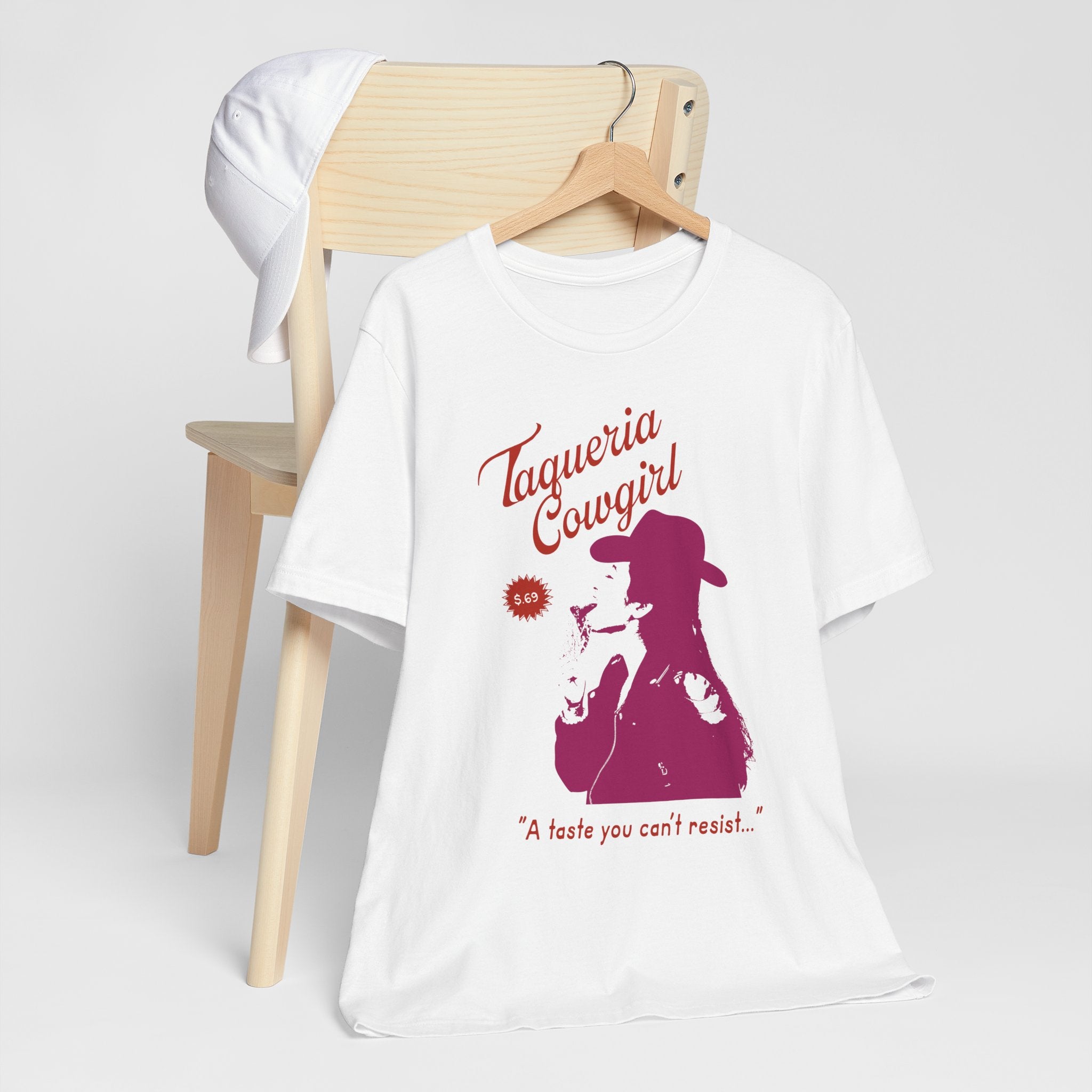 Taqueria Cowgirl Unisex Tee | Fun Foodie Shirt, Casual Wear, Gift for Food Lovers, Western Style T-Shirt, Unique Taco Tee