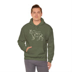 Cozy Wildlife Hoodie, Animal Lover Gift, Fun Sweatshirt, Funny Illustration, Perfect for Cold Days, Present for Friends