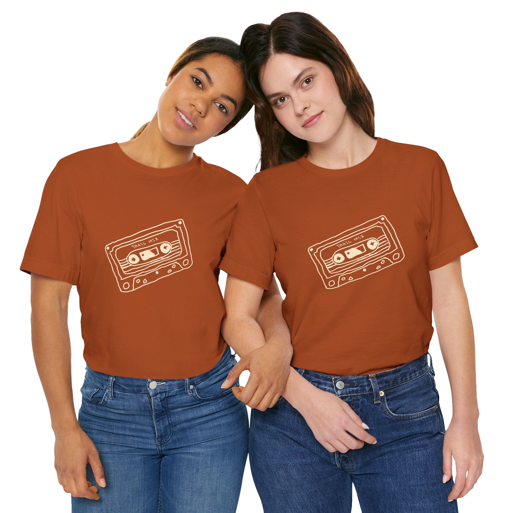 Trail Mix Retro Cassette Tee for Adventure Lovers, Vintage Music Shirt, Unisex Graphic Tee, Casual Wear T-Shirt, Nostalgic Apparel