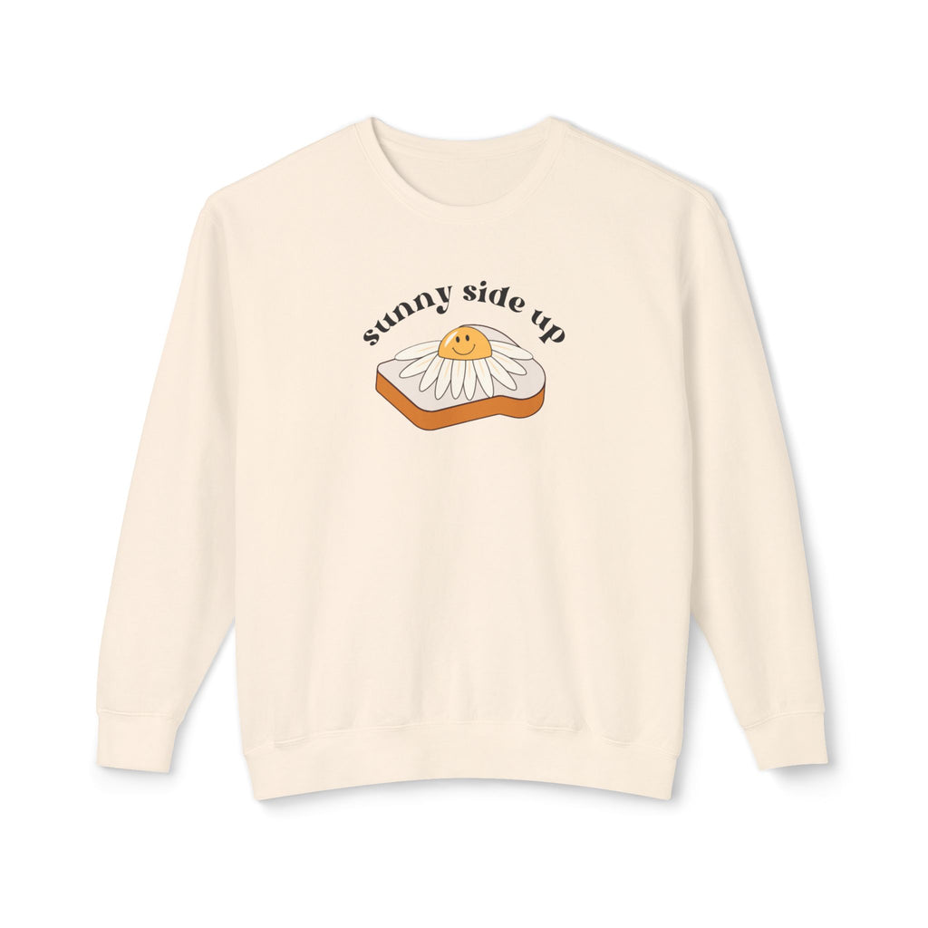 Sunny Side Up Crewneck Sweatshirt - Breakfast Lover Gift, Cozy Sweatshirt, Casual Outfit, Foodie Apparel, Spring Essentials