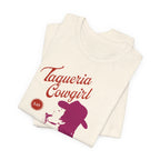 Taqueria Cowgirl Unisex Tee | Fun Foodie Shirt, Casual Wear, Gift for Food Lovers, Western Style T-Shirt, Unique Taco Tee